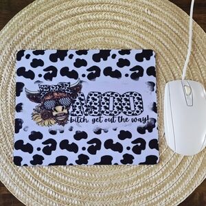 Funny Cow Mouse Pad